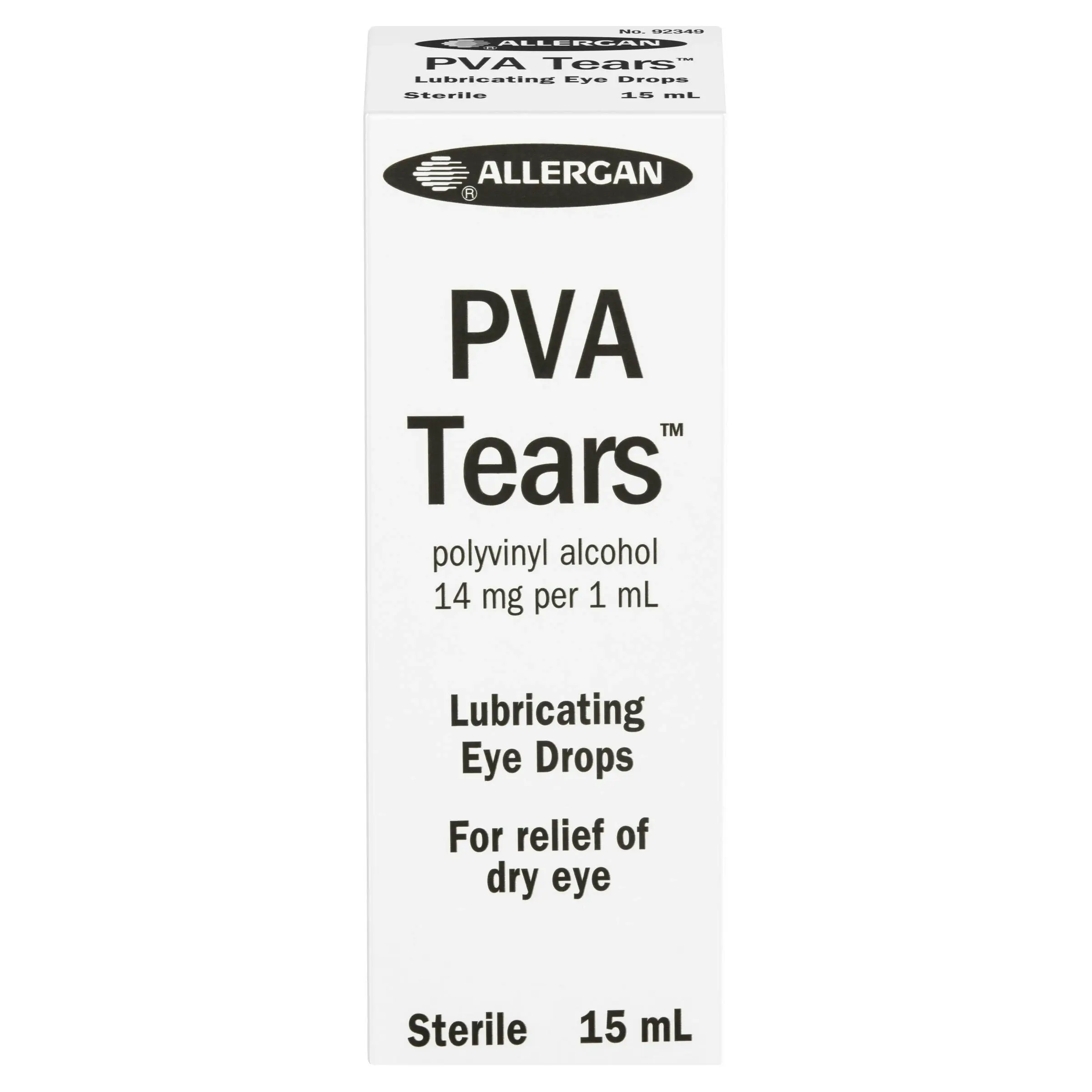 PVA Tears Lubricating Eye Drops 15mL