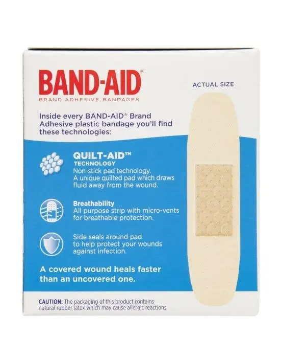 BAND-AID Plastic Strips 50 Pack