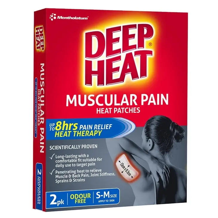 Deep Heat Muscular Pain Patches 2 pk