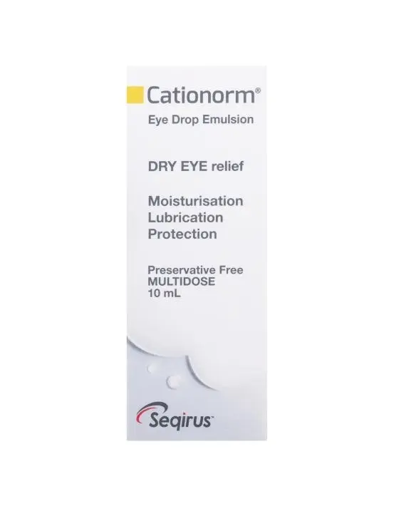 Cationorm Dry Eye Relief Preservative Free Multi Dose 10ml