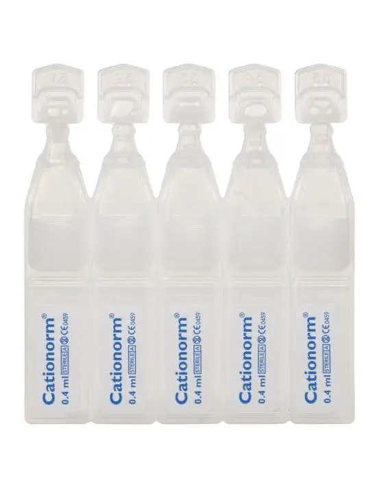 Cationorm Dry Eye Relief Preservative Free 0.4ml x 30 Vials