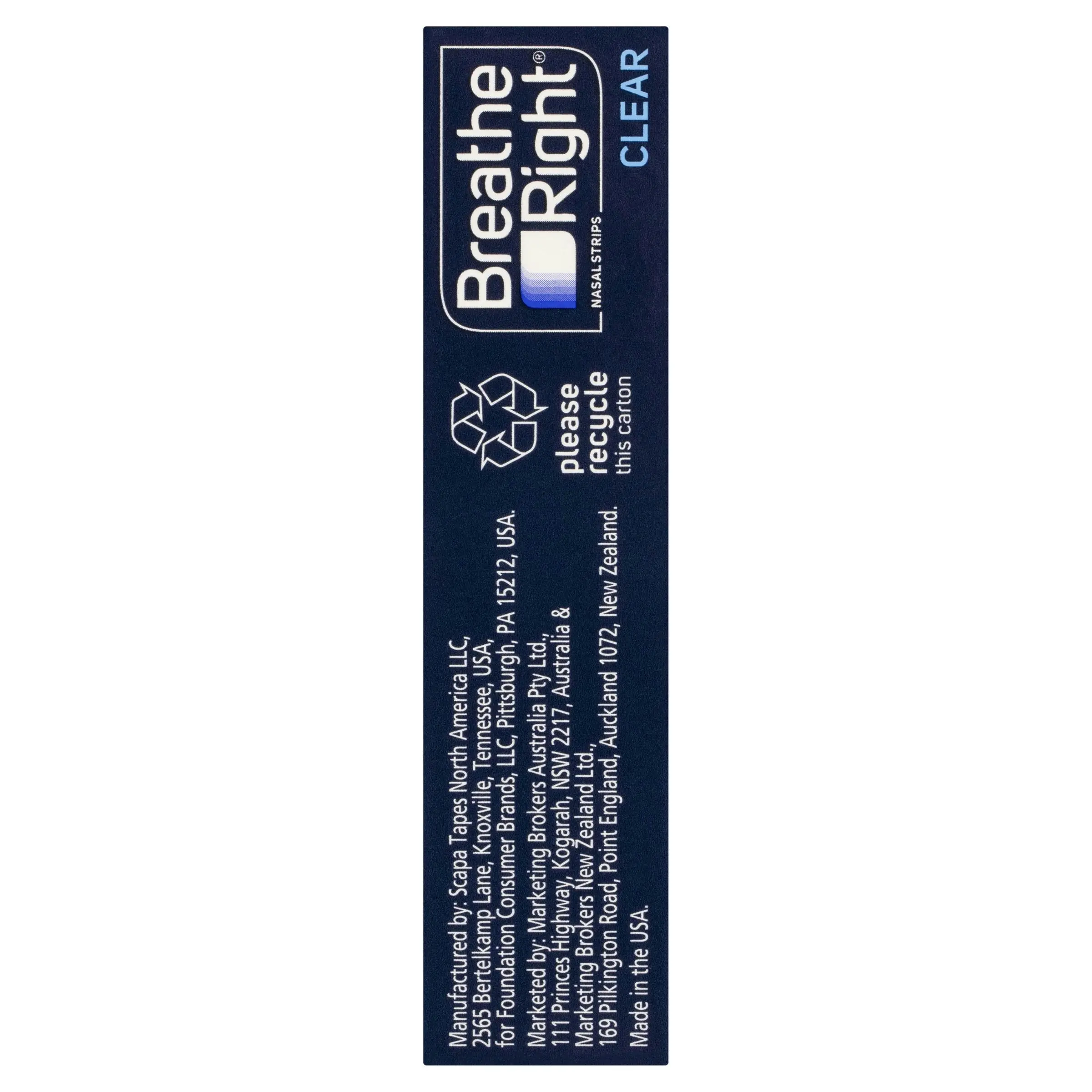 Breathe Right Nasal Strips Clear Large 30 Strips