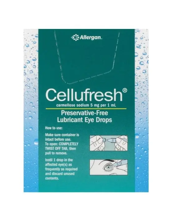 CELLUFRESH Lubricant Eye Drops 30 x 0.4mL