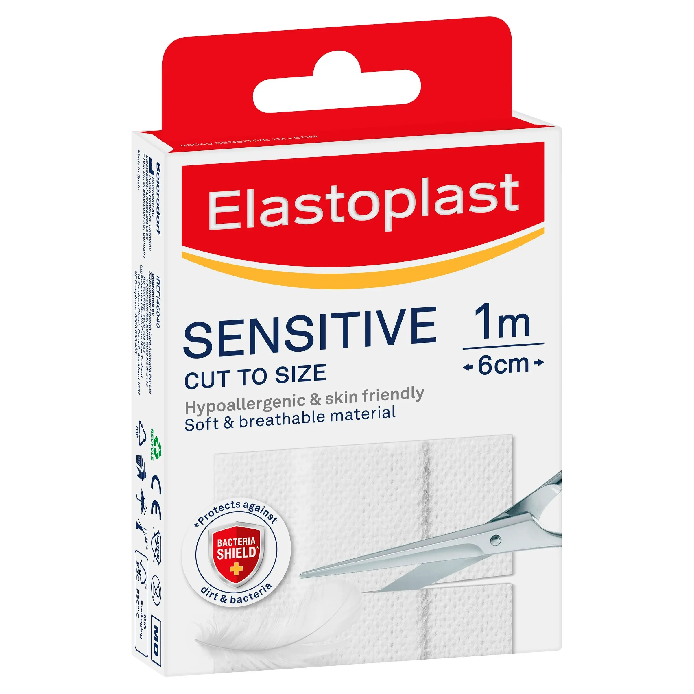 Elastoplast Sensitive 6x10cm Strips 10 Pack