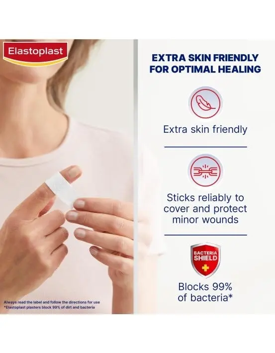 Elastoplast Sensitive 6x10cm Strips 10 Pack