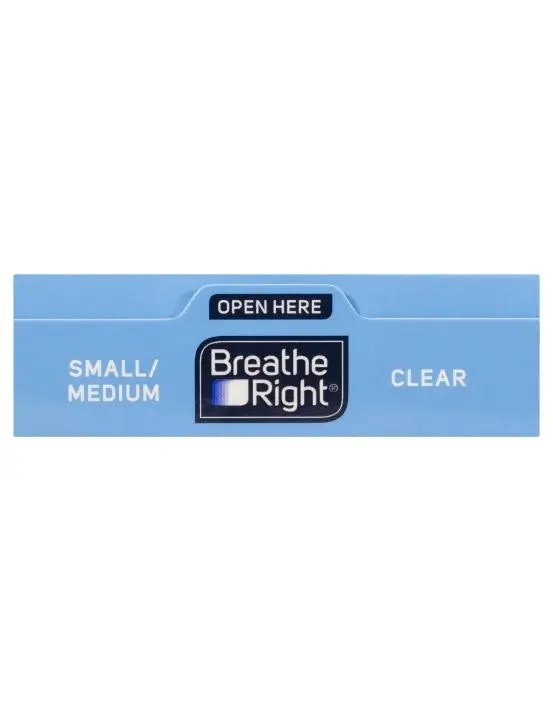 Breathe Right Nasal Strips Clear Regular 30 Strips