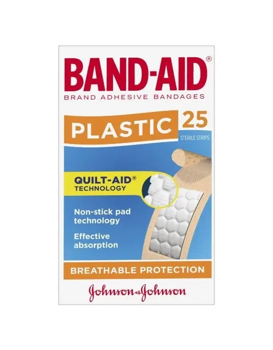 BAND-AID Plastic Strips 25 Pack