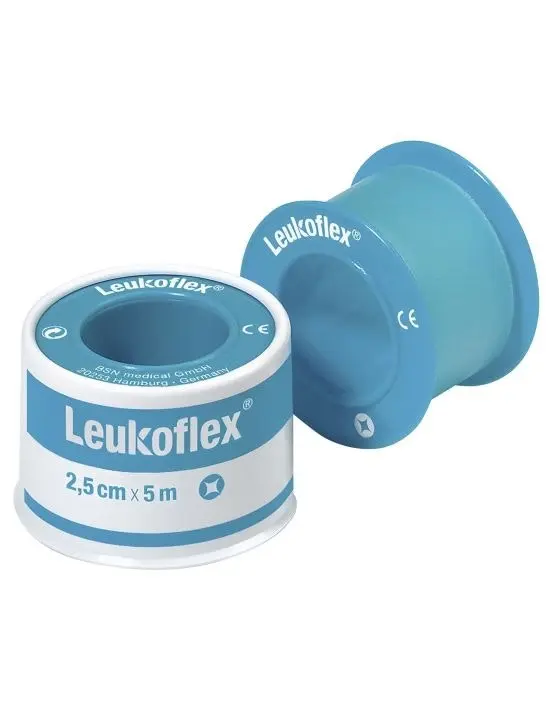 Leukoflex Plastic Tape 2.5cm x 5m