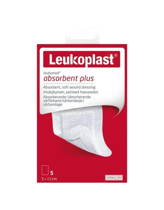 Leukoplast Leukomed Dressing 5 x 7.2cm 5 Pack