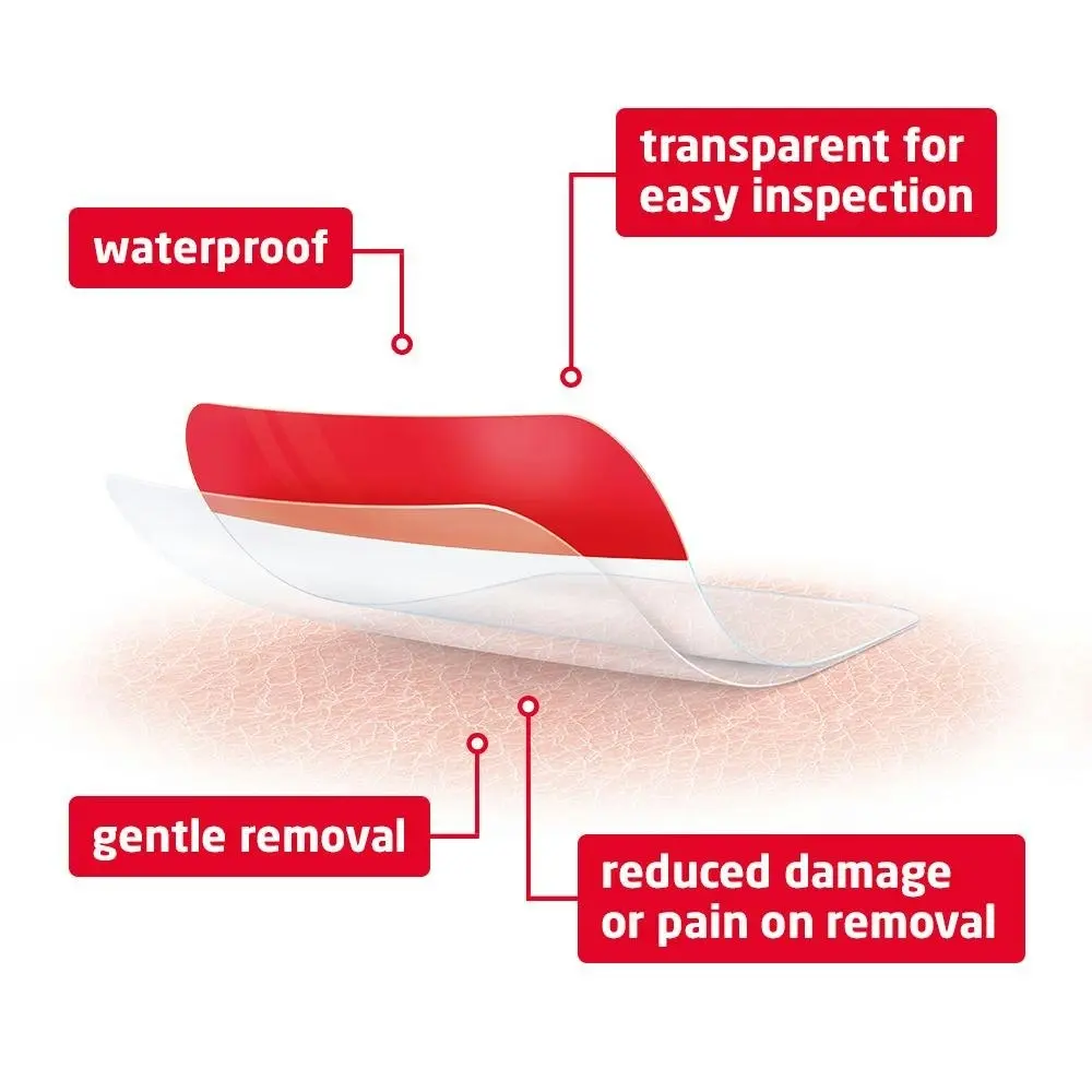 Leukomed T Skin Sensitive 5 x 7.2cm 5 Pack