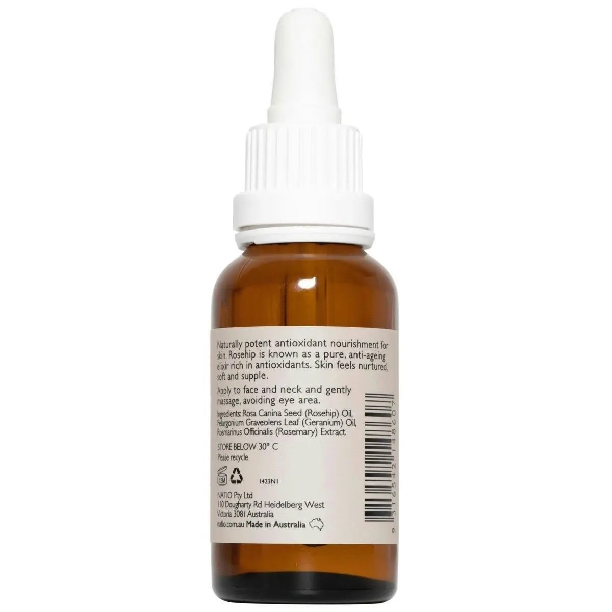 Natio Ageless Antioxidant Rosehip Oil 30ml