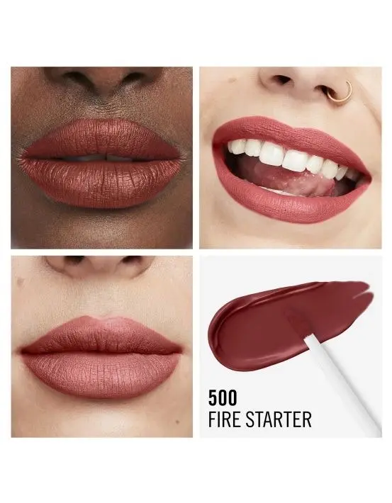 Rimmel Lasting Mega Matte Liquid Lipstick 500 Fire Starter