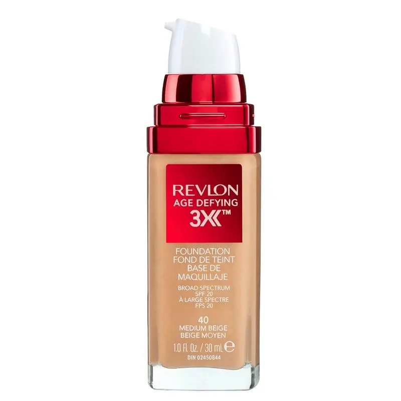 Revlon Age Defying 3X Foundation 40 Medium Beige