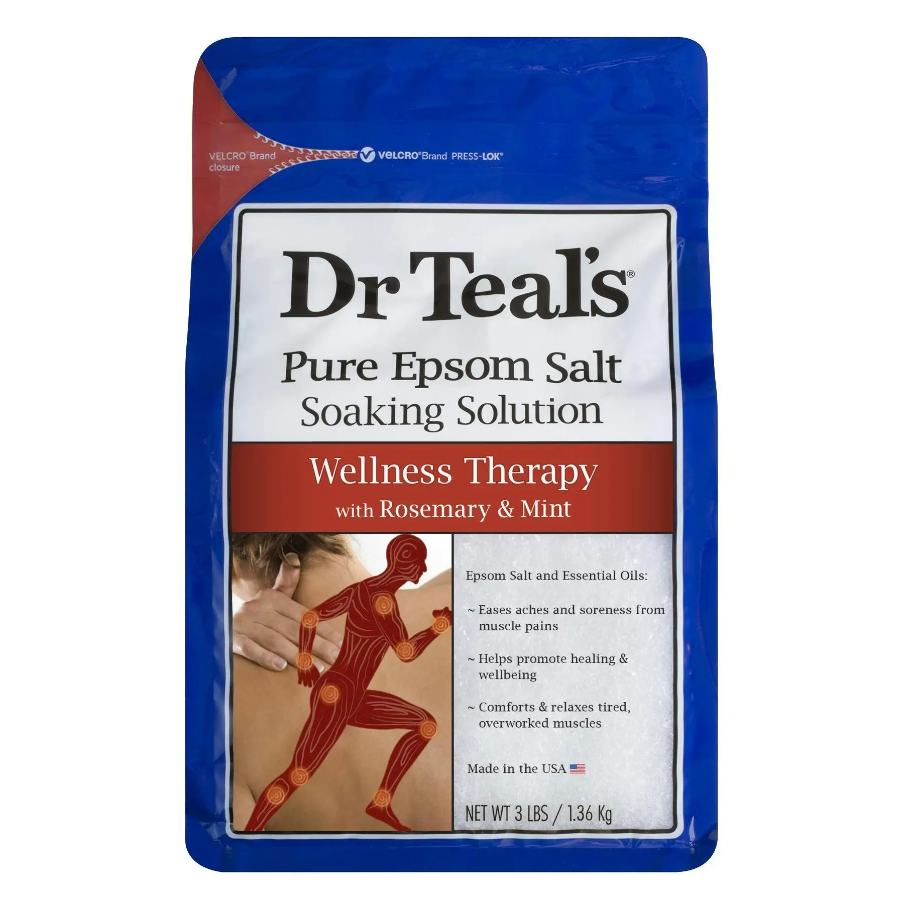 Dr Teal's Epsom Salt Rosemary & Mint 1.36kg