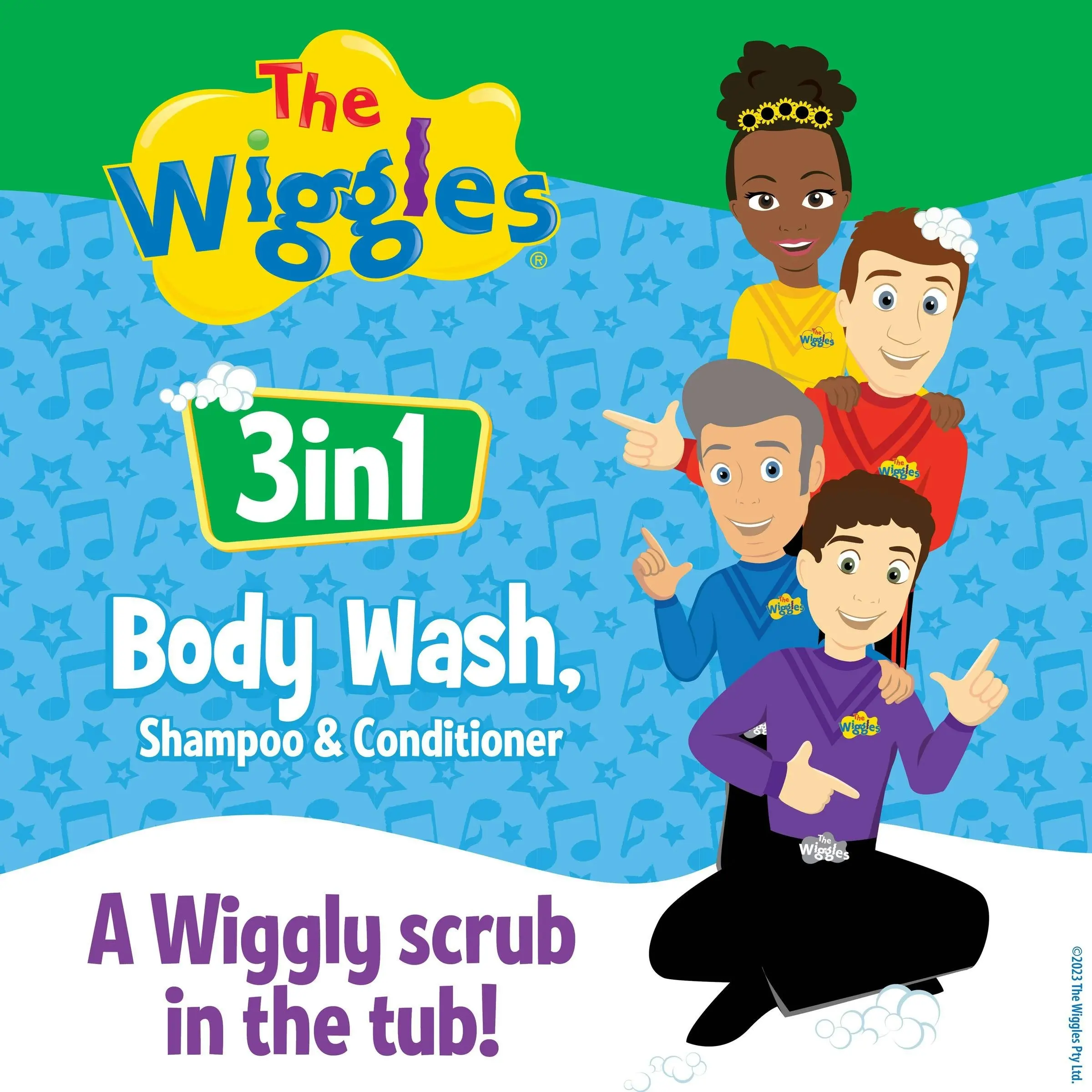 Piksters The Wiggles 3 in 1 Body Wash Apple 750ml