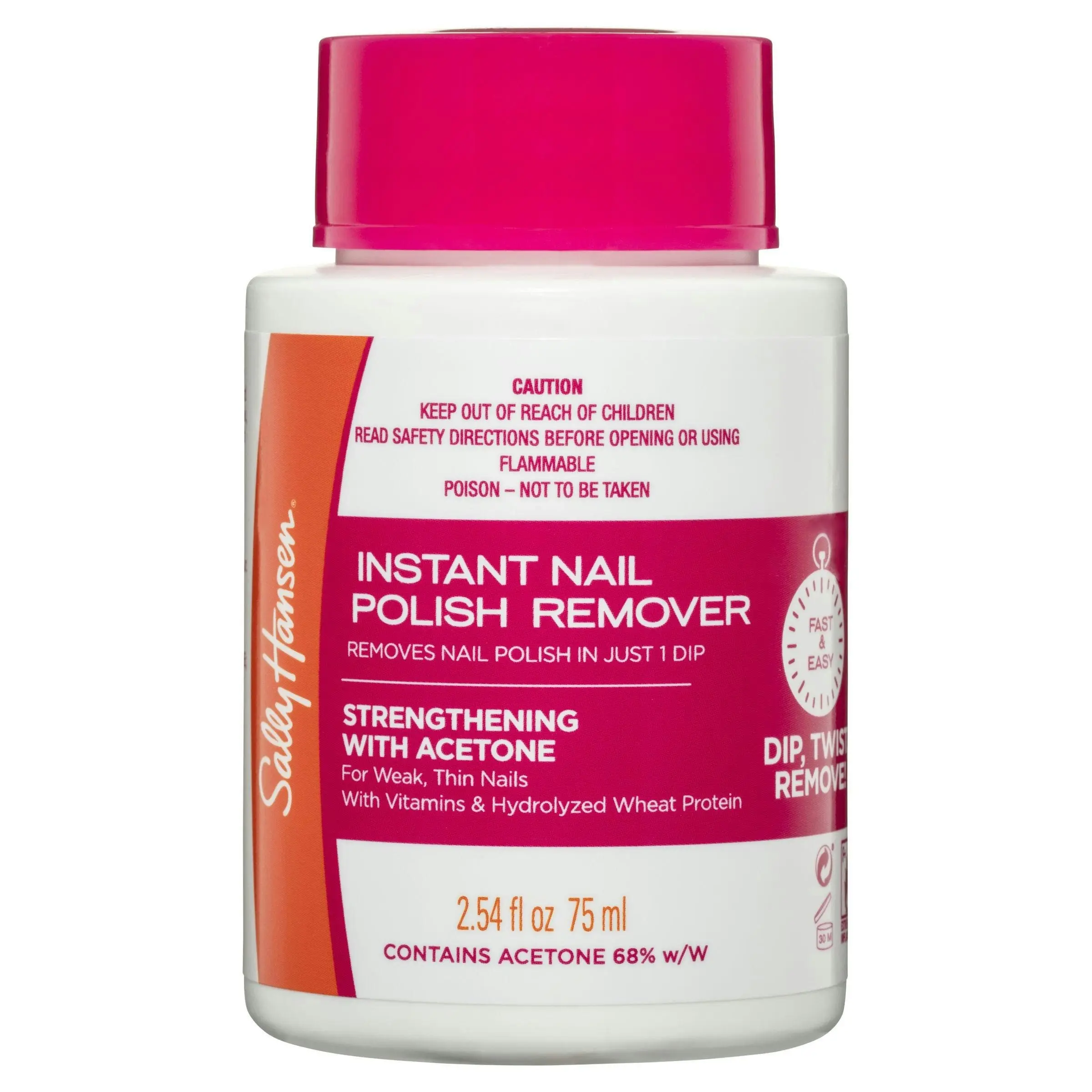 Sally Hansen Instant Nail Polish Remover Pot Strengthening 75ml