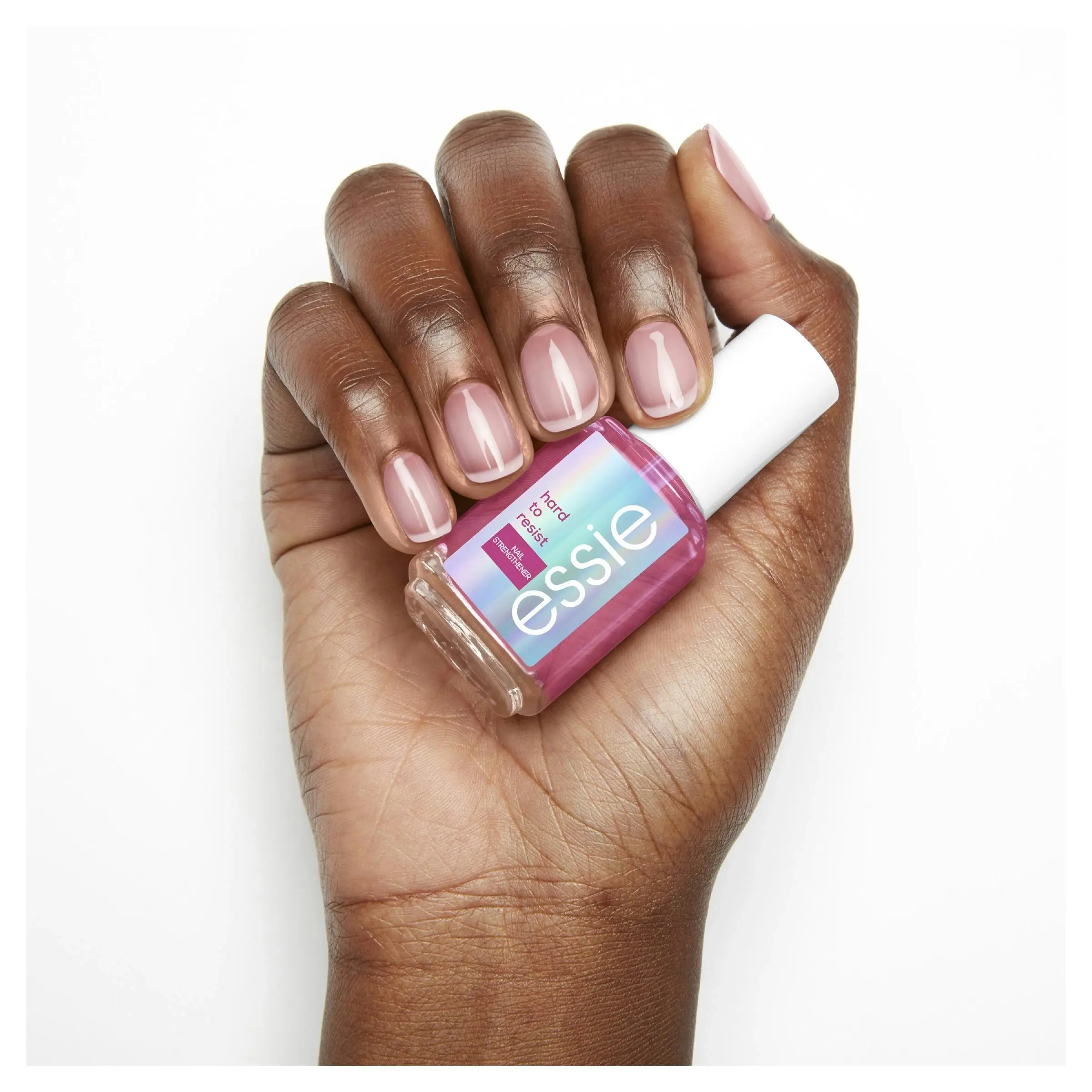 Essie Hard To Resist Nail Strengthener Pink Tint