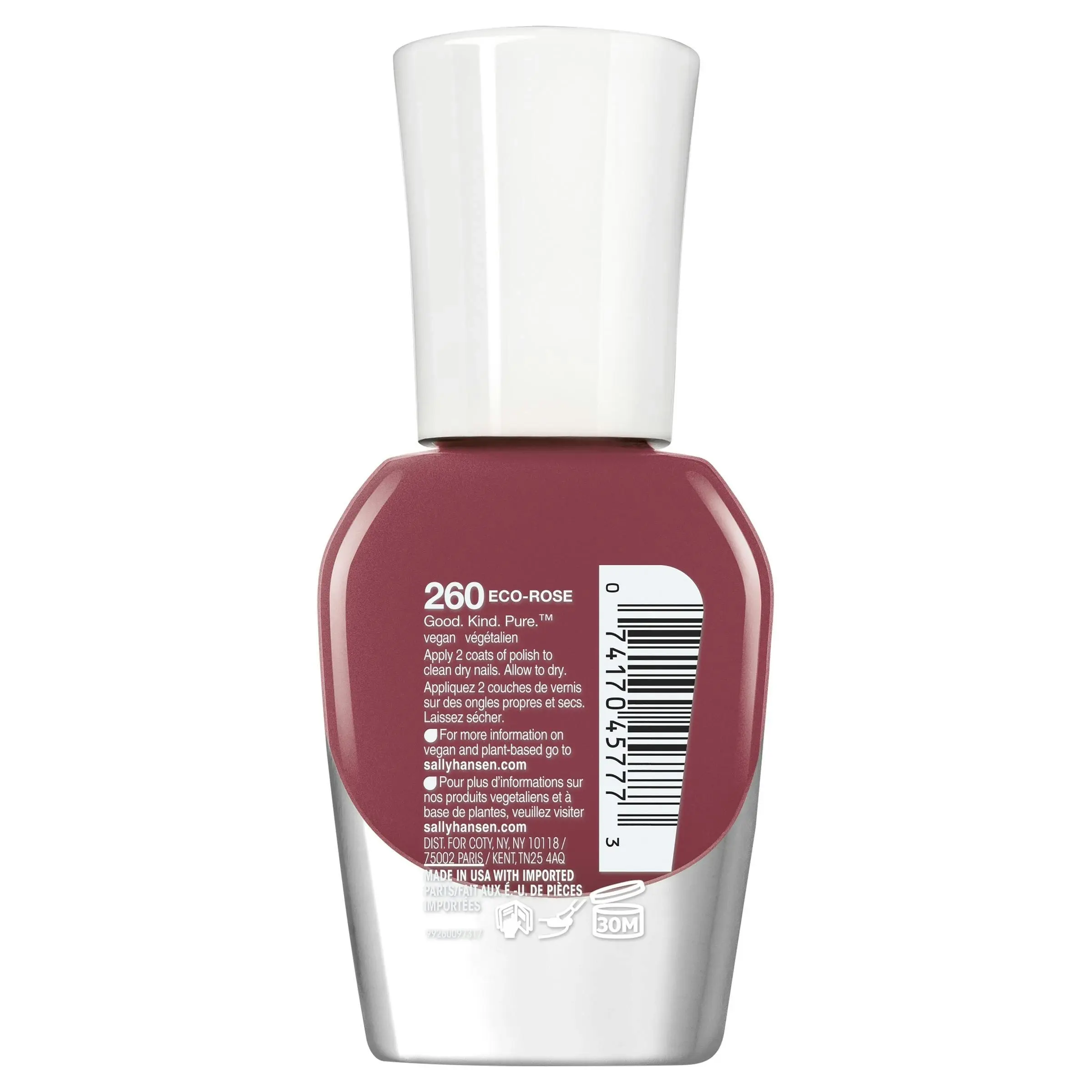 Sally Hansen Good.Kind.Pure. Nail Polish 260 Eco Rose