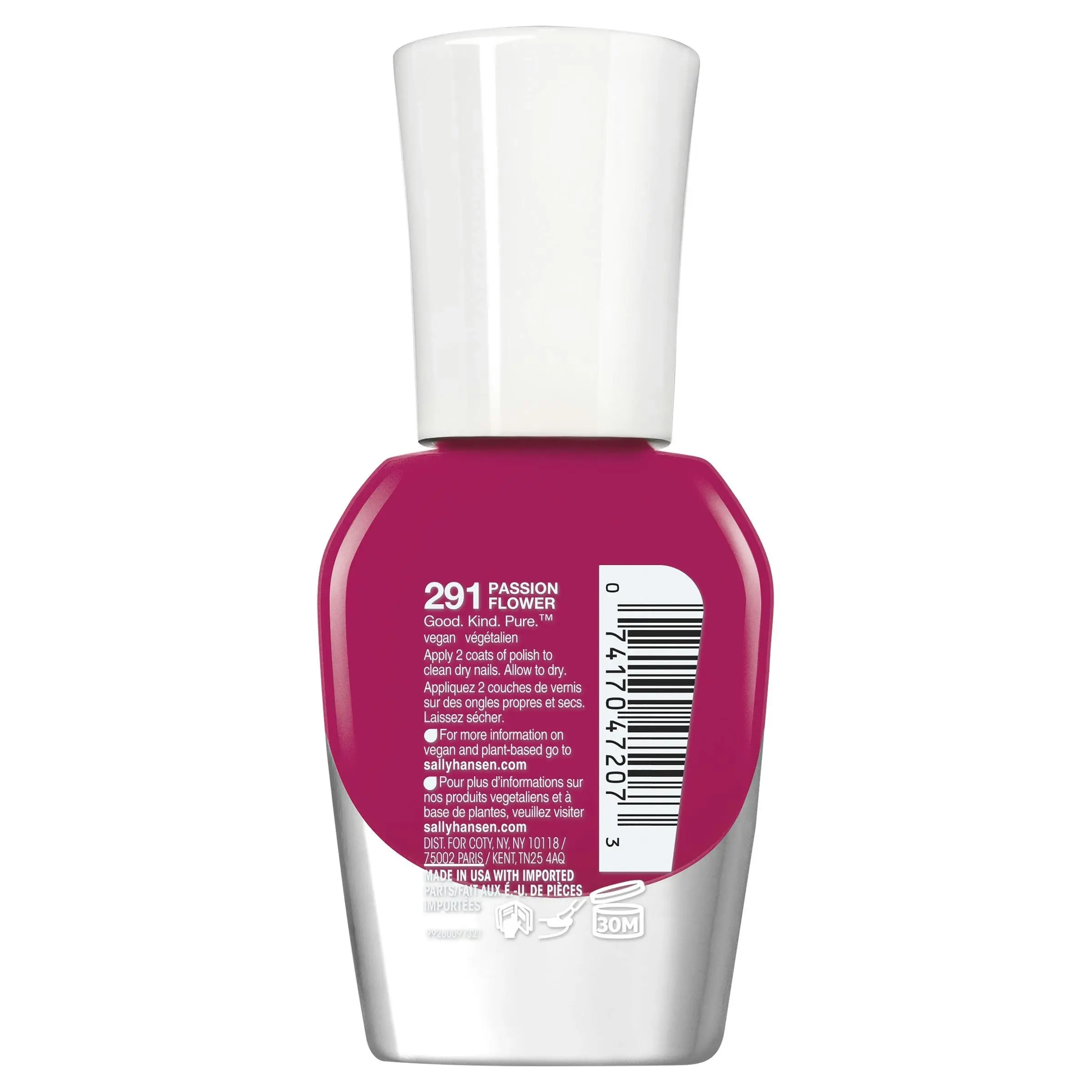 Sally Hansen Good.Kind.Pure. Nail Polish 291 Passion Flower