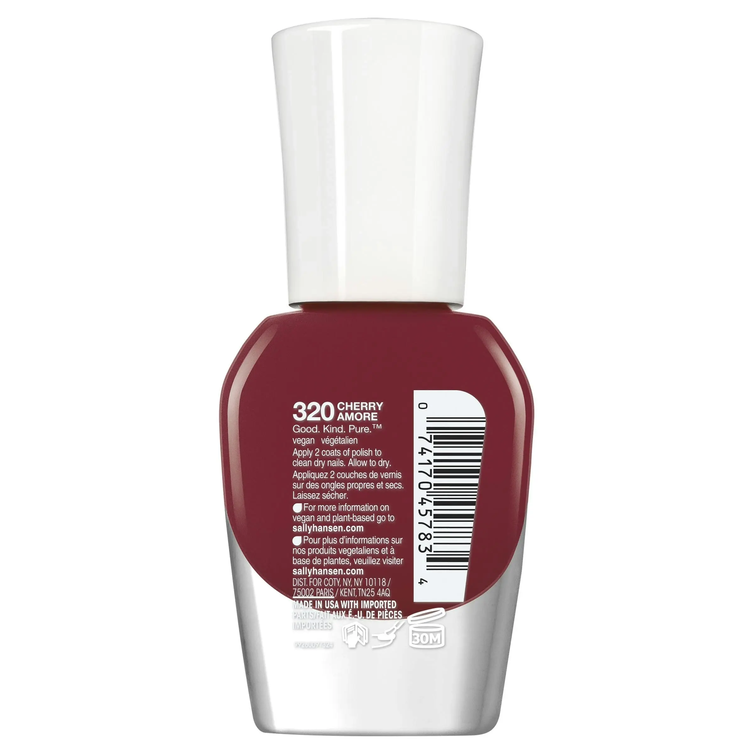 Sally Hansen Good.Kind.Pure. Nail Polish 320 Cherry Amore