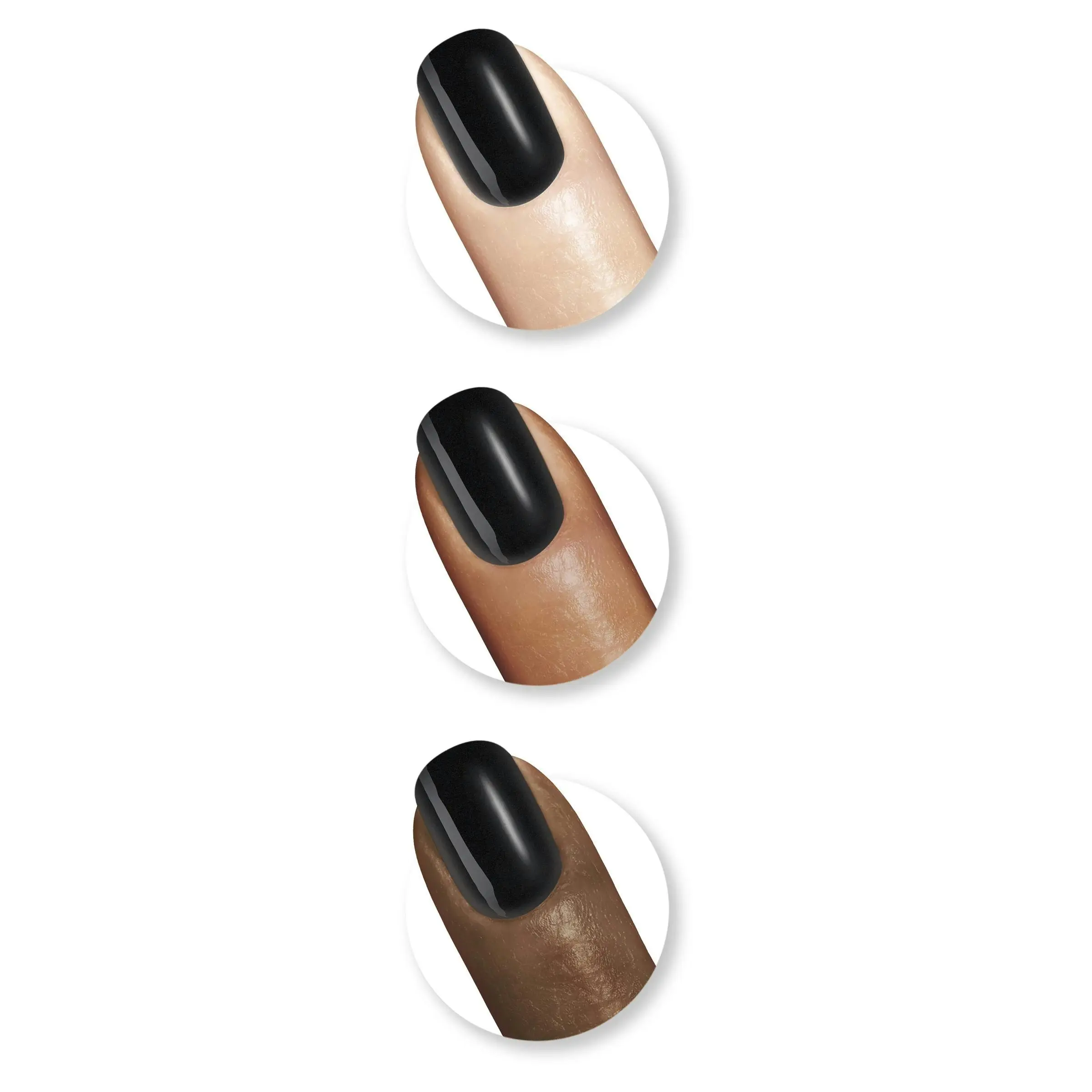 Sally Hansen Miracle Gel Nail Polish 849 Onyx-Pected