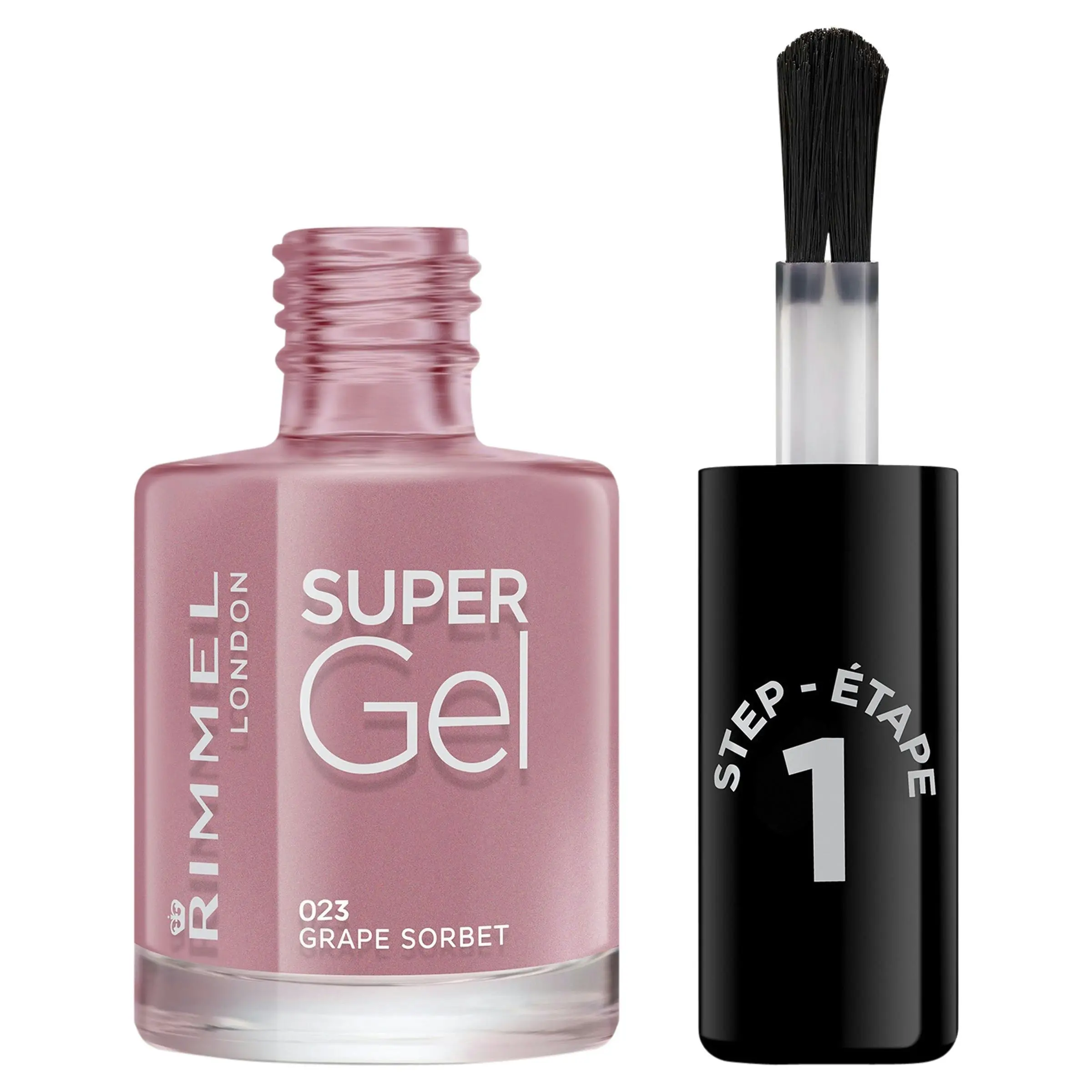 Rimmel Super Gel Nail Polish 023 Grape Sorbet