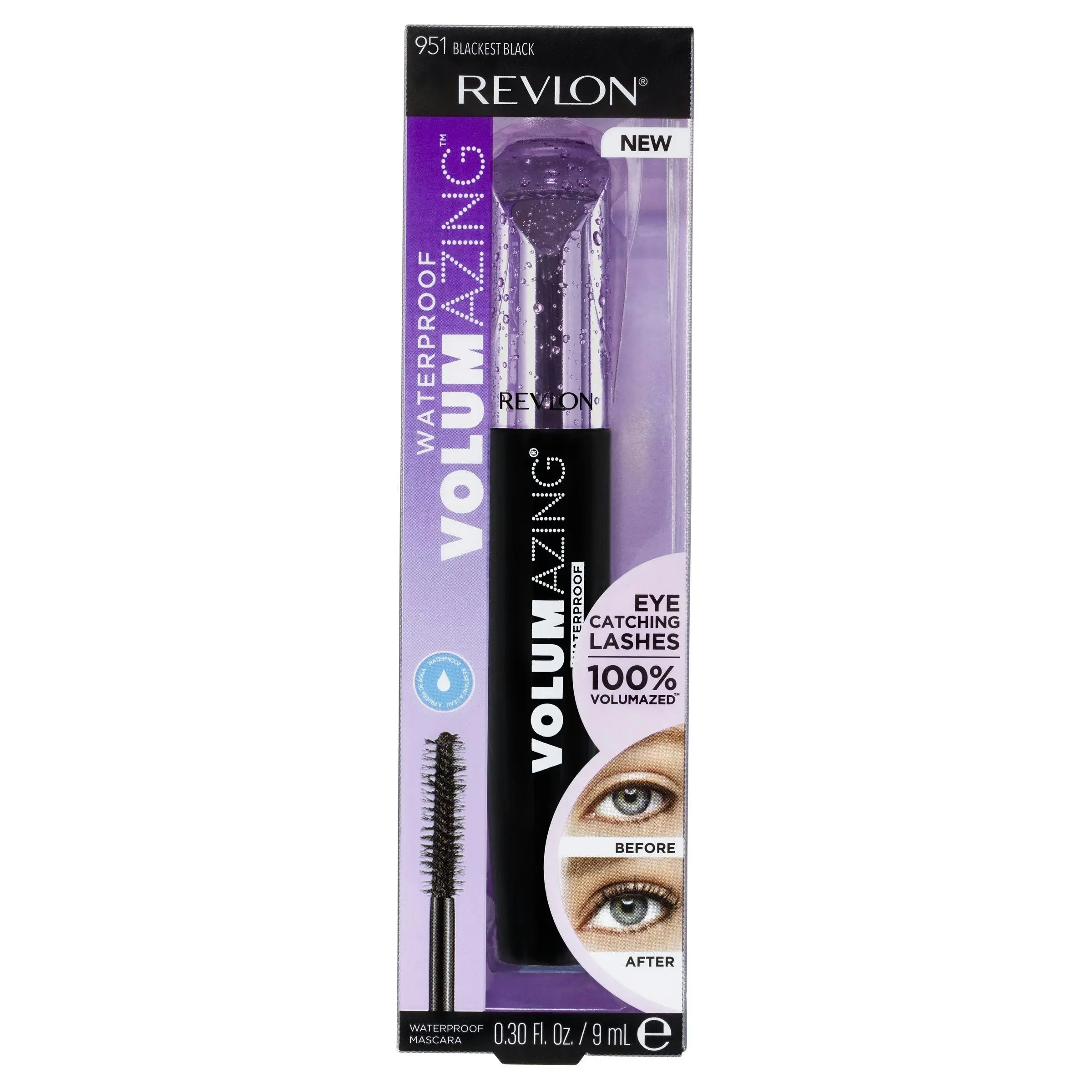 Revlon Mascara Volumazing Blackest Black Waterproof