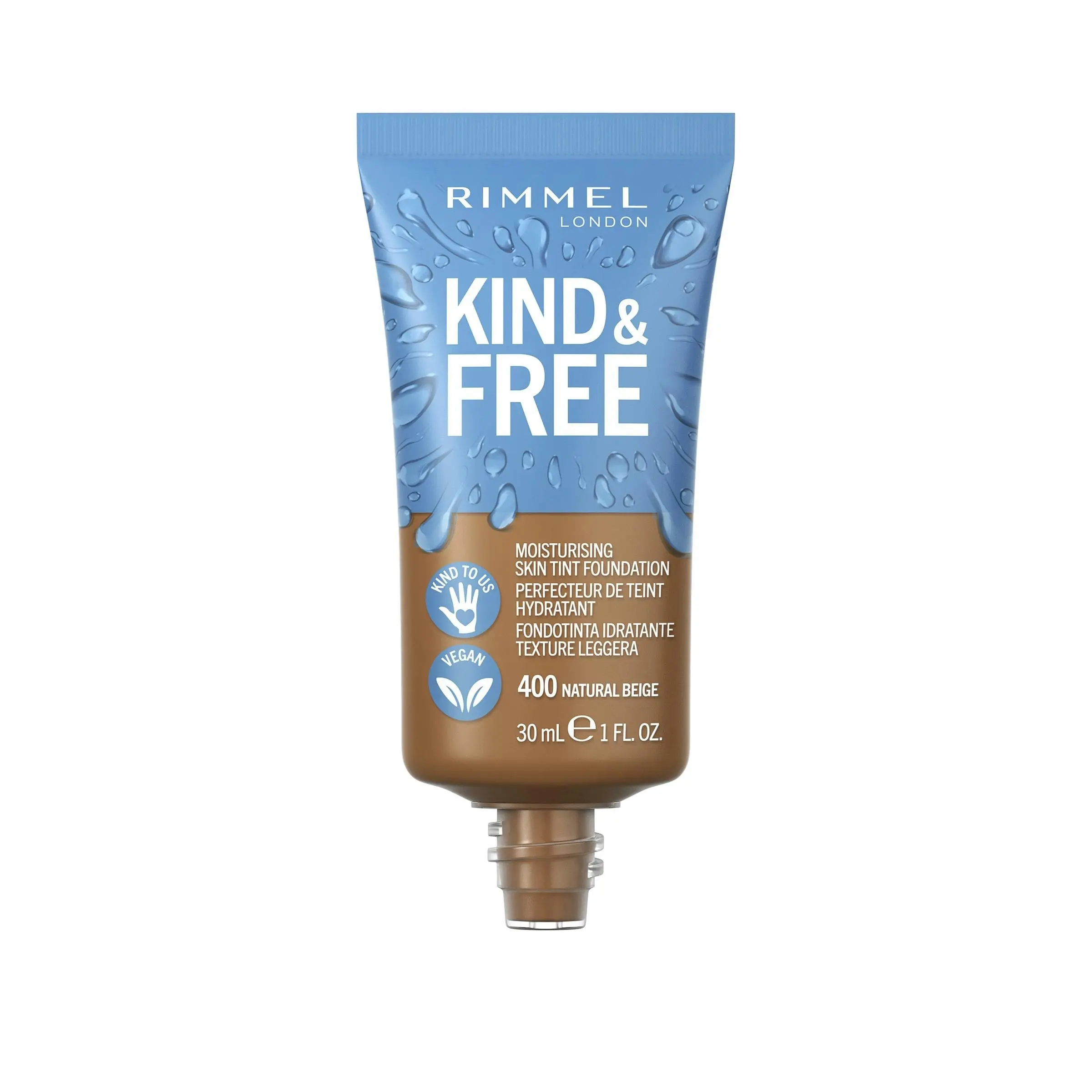 Rimmel Kind & Free Moisturising Skin Tint Foundation 400 Natural Beige