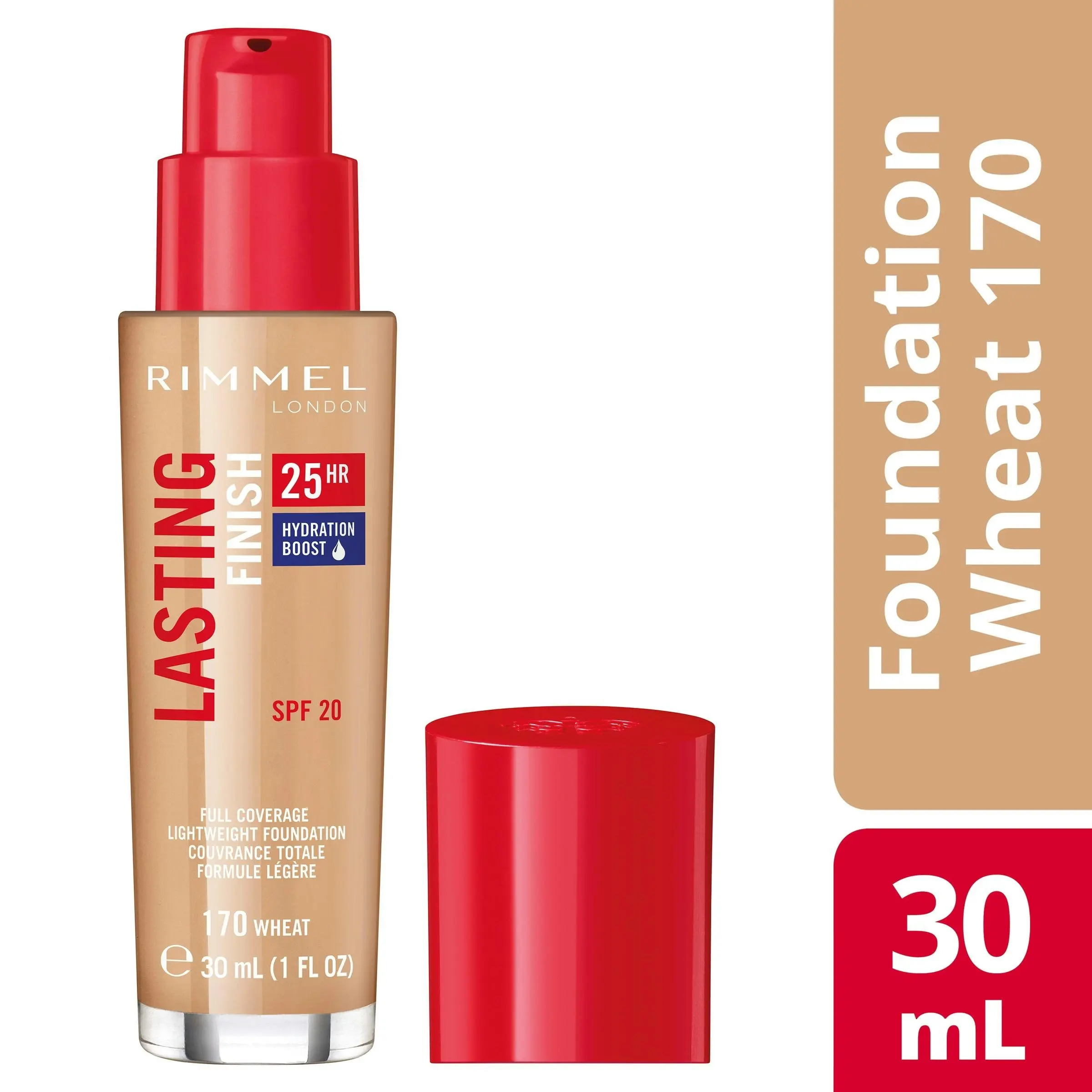 Rimmel Lasting Finish Foundation 25Hr 170 Wheat