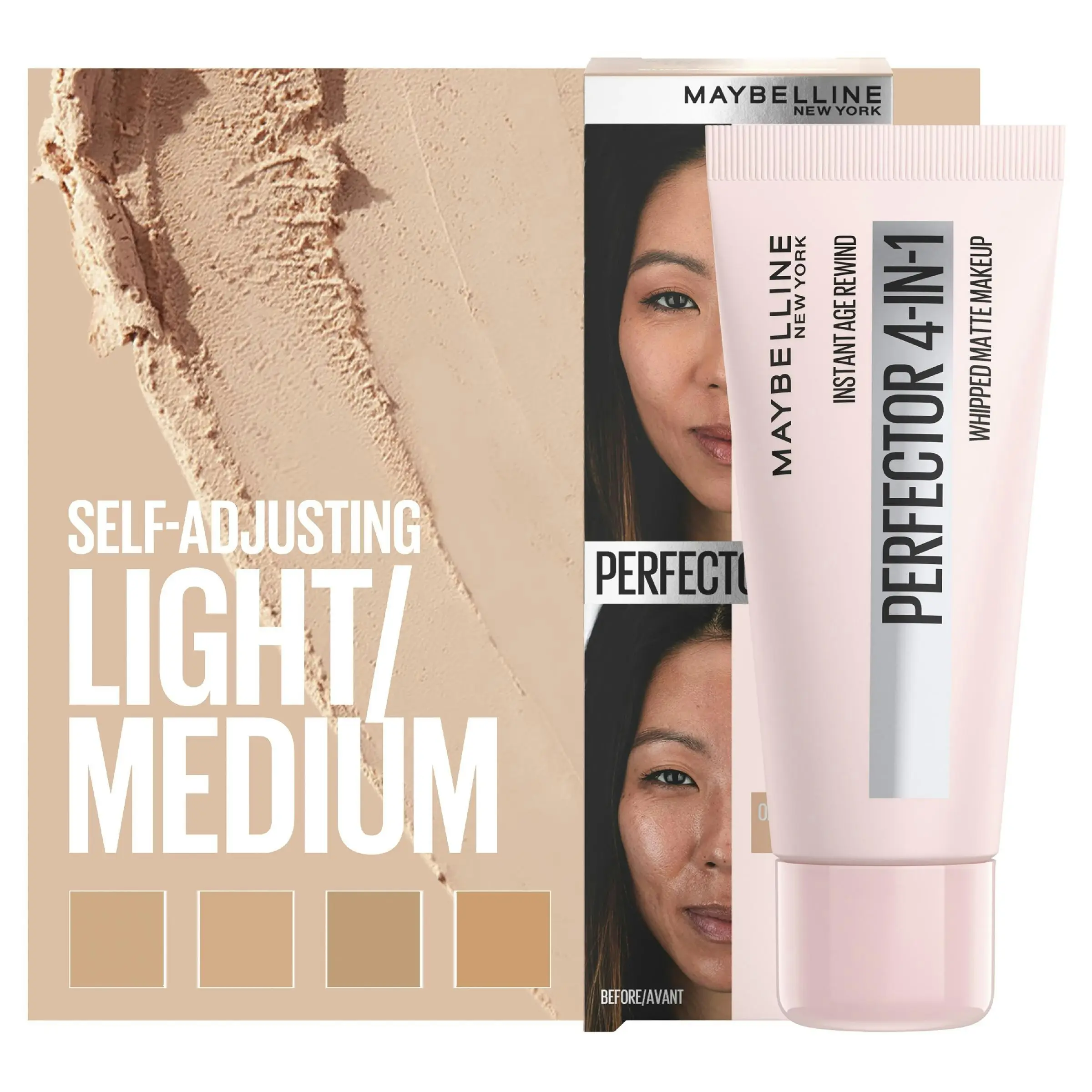 Maybelline Instant Anti Age Perfector 4 In 1 Matte Makeup Light Medium