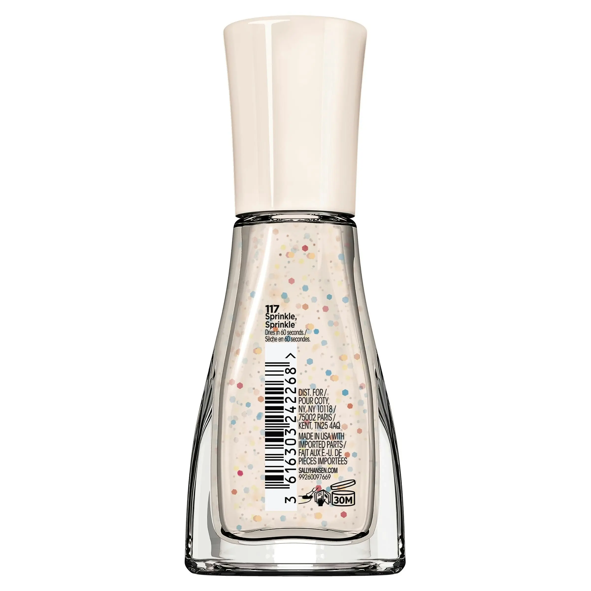 Sally Hansen Insta-Dri Nail Polish 117 Sprinkle Sprinkle