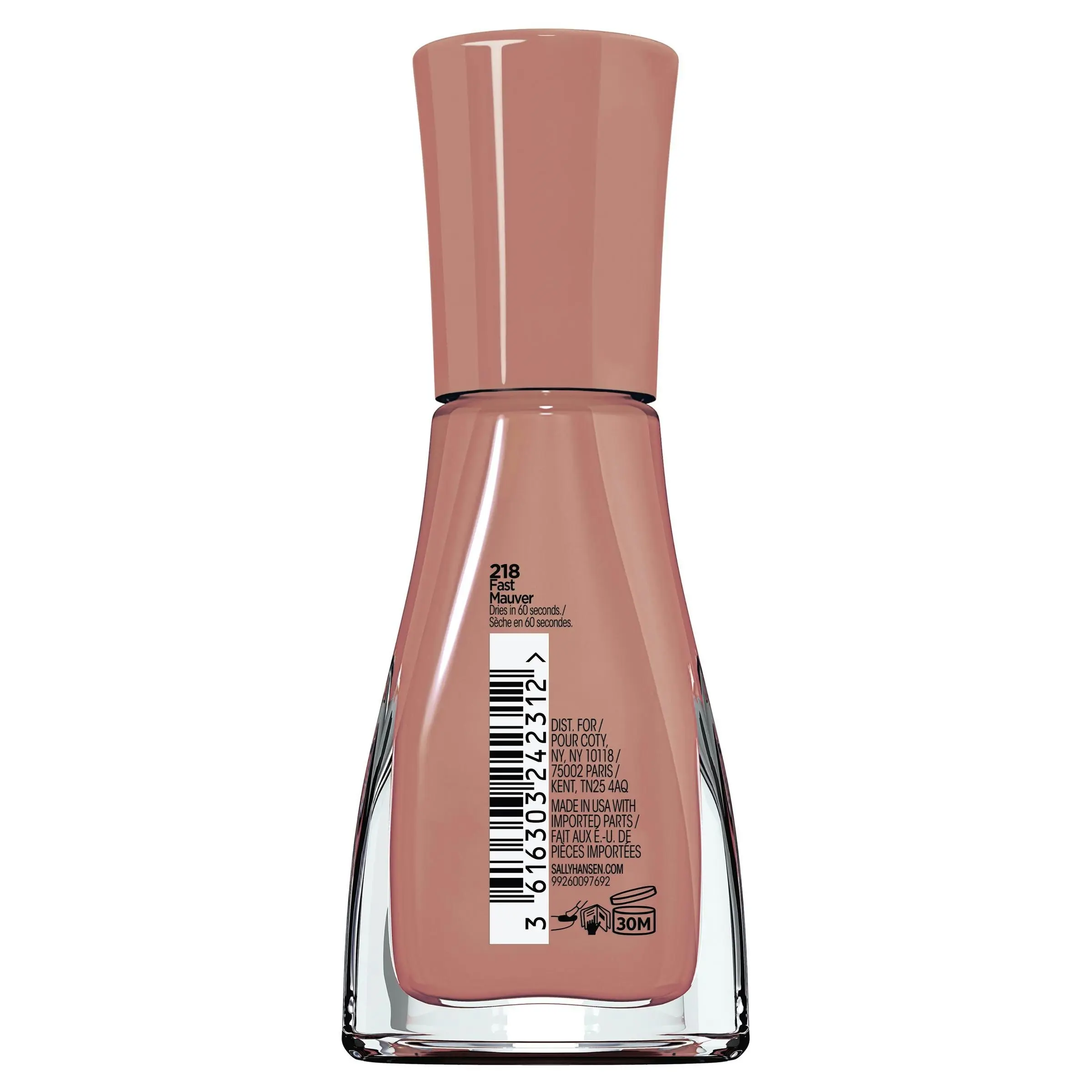 Sally Hansen Insta-Dri Nail Polish 218 Fast Mauver