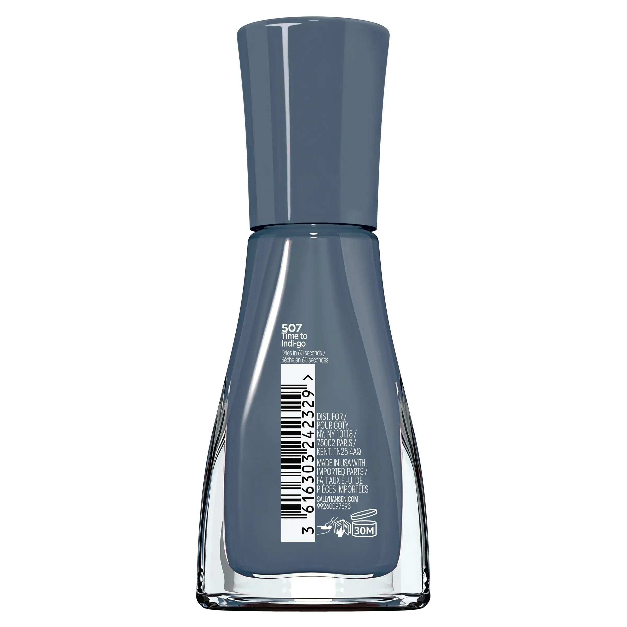 Sally Hansen Insta-Dri Nail Polish 507 Time To Indigo