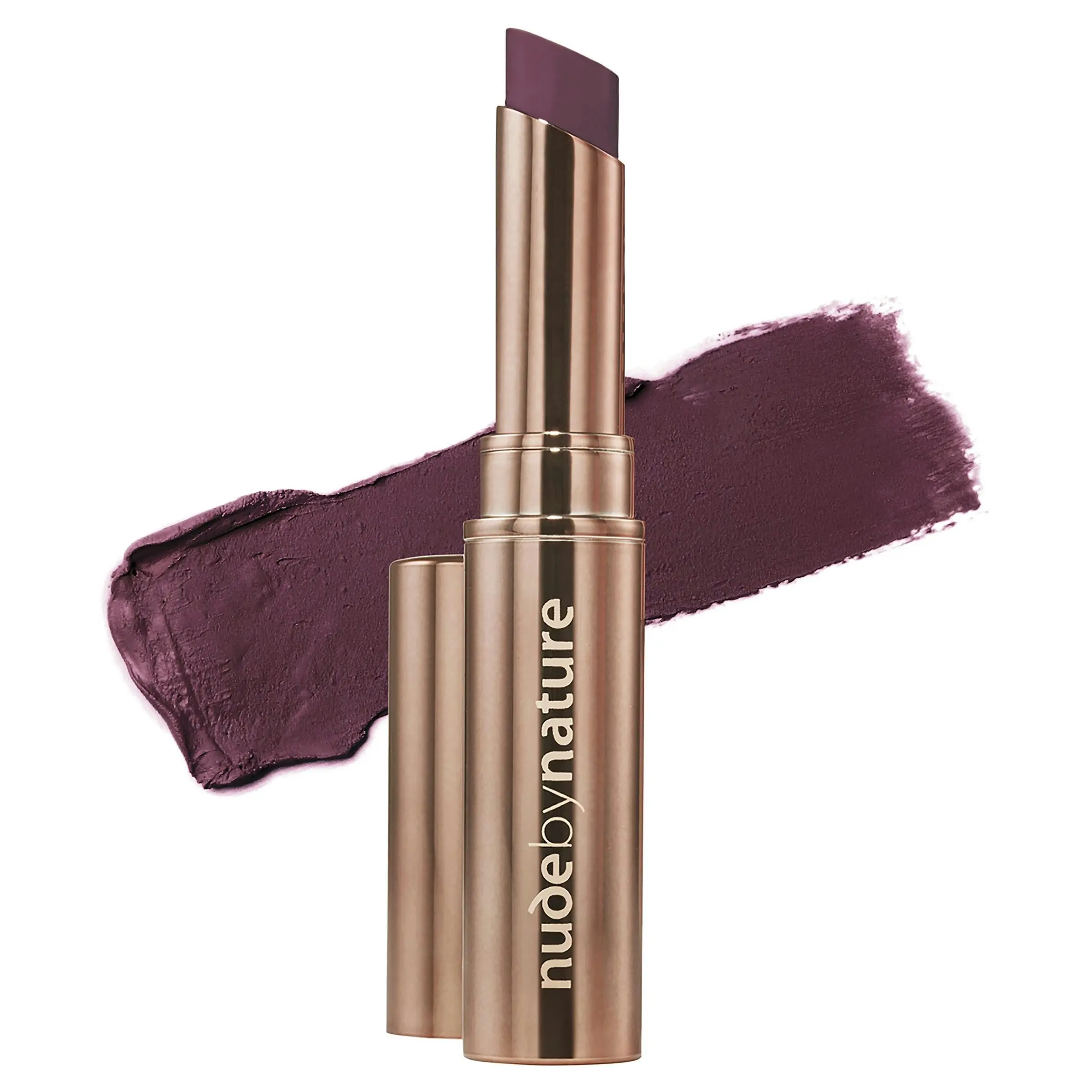 Nude by Nature Creamy Matte Lipstick 10 Aubergine