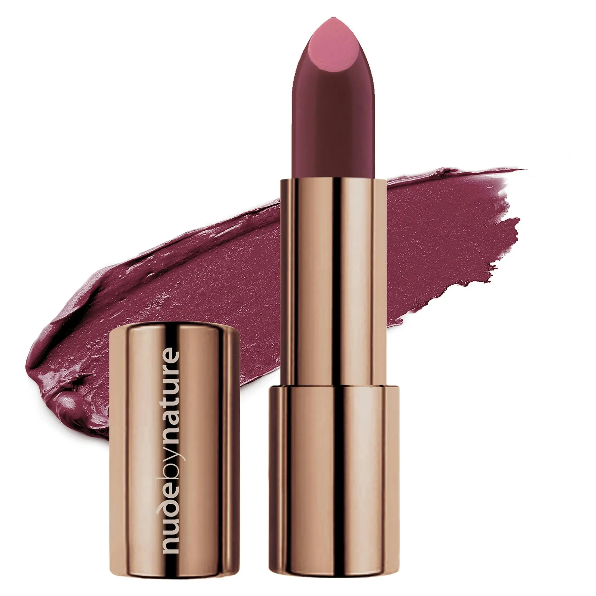 Nude by Nature Moisture Shine Lipstick 07 Deep Plum 4G