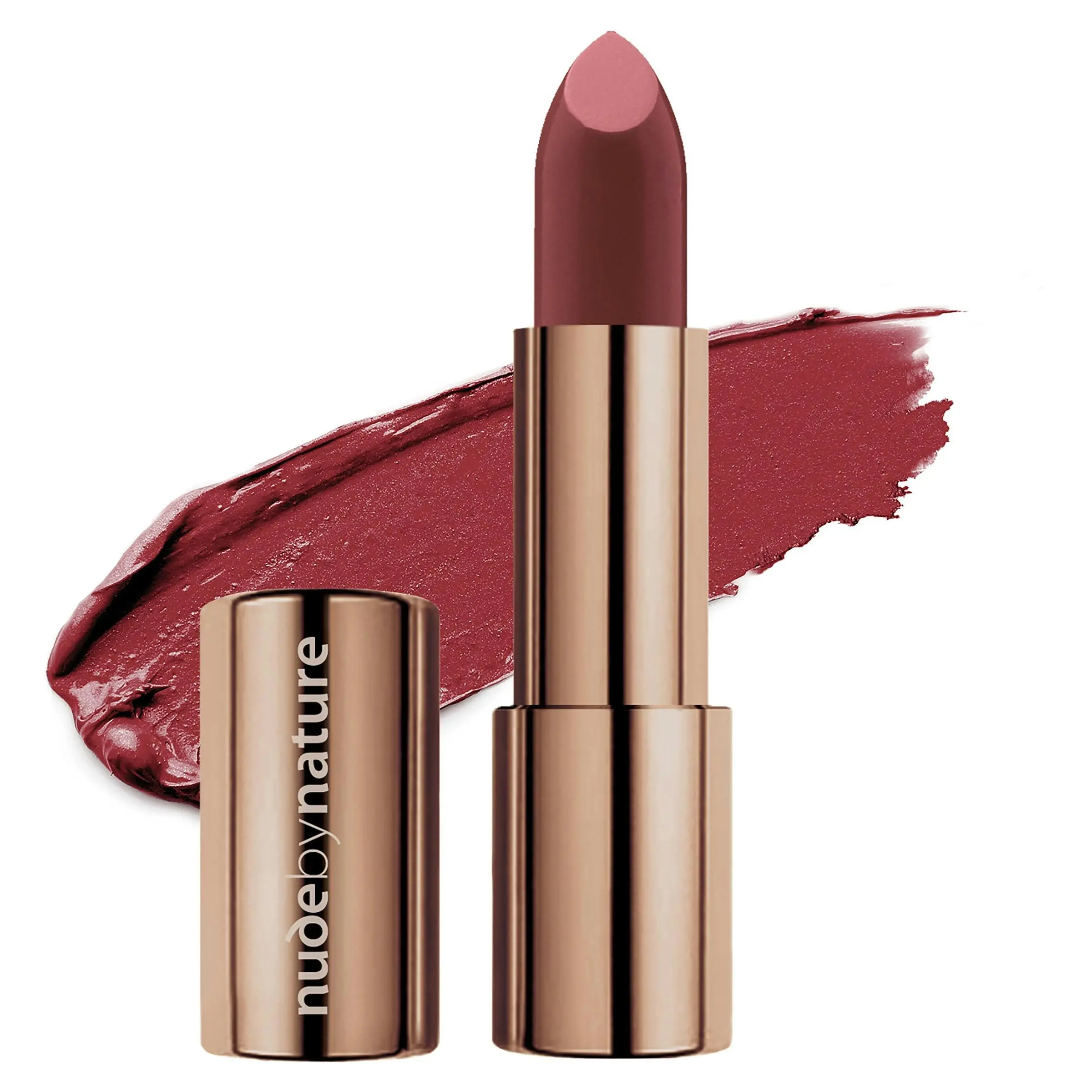 Nude by Nature Moisture Shine Lipstick 08 Garnet 4G