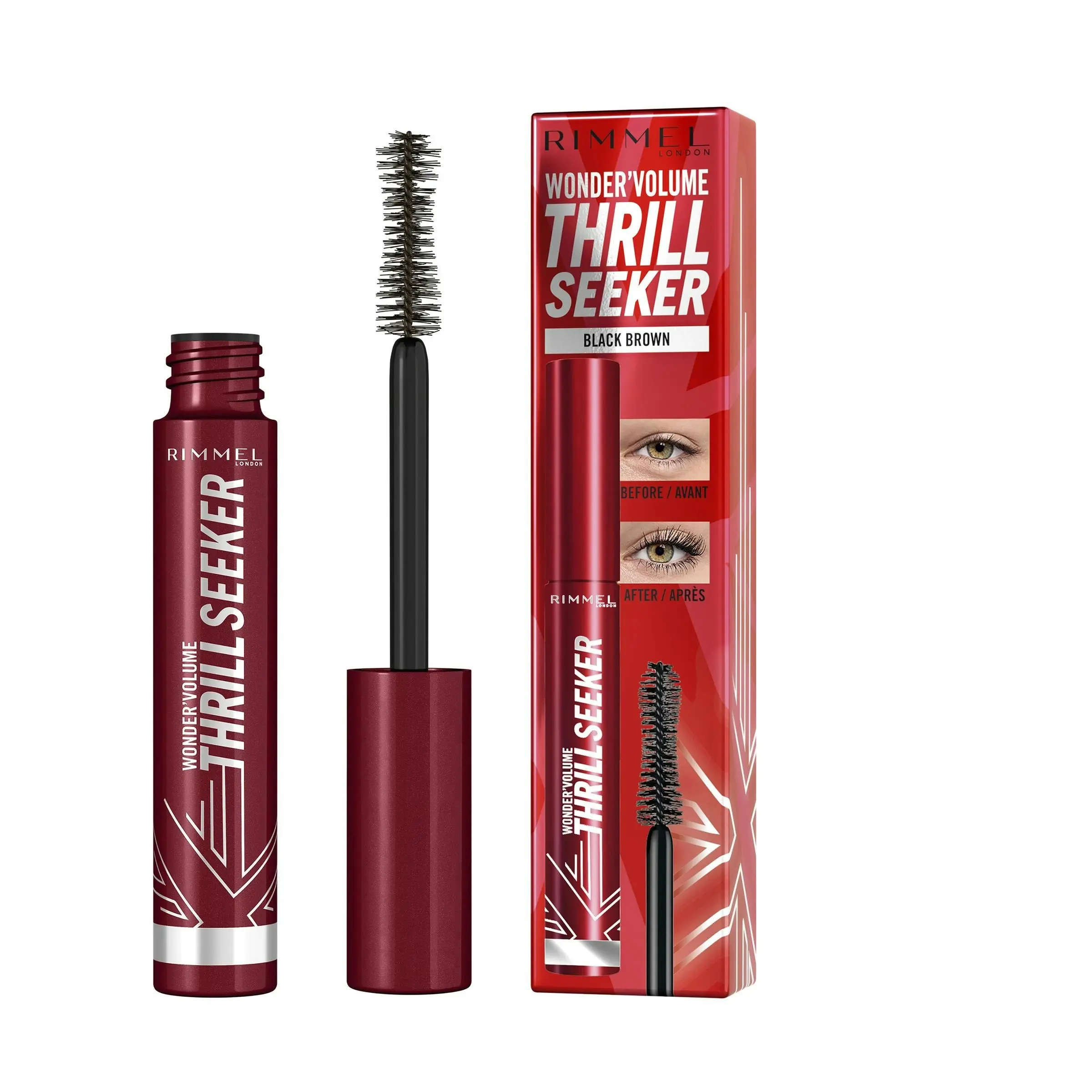 Rimmel Wonder Volume Thrill Seeker Mascara Black Brown