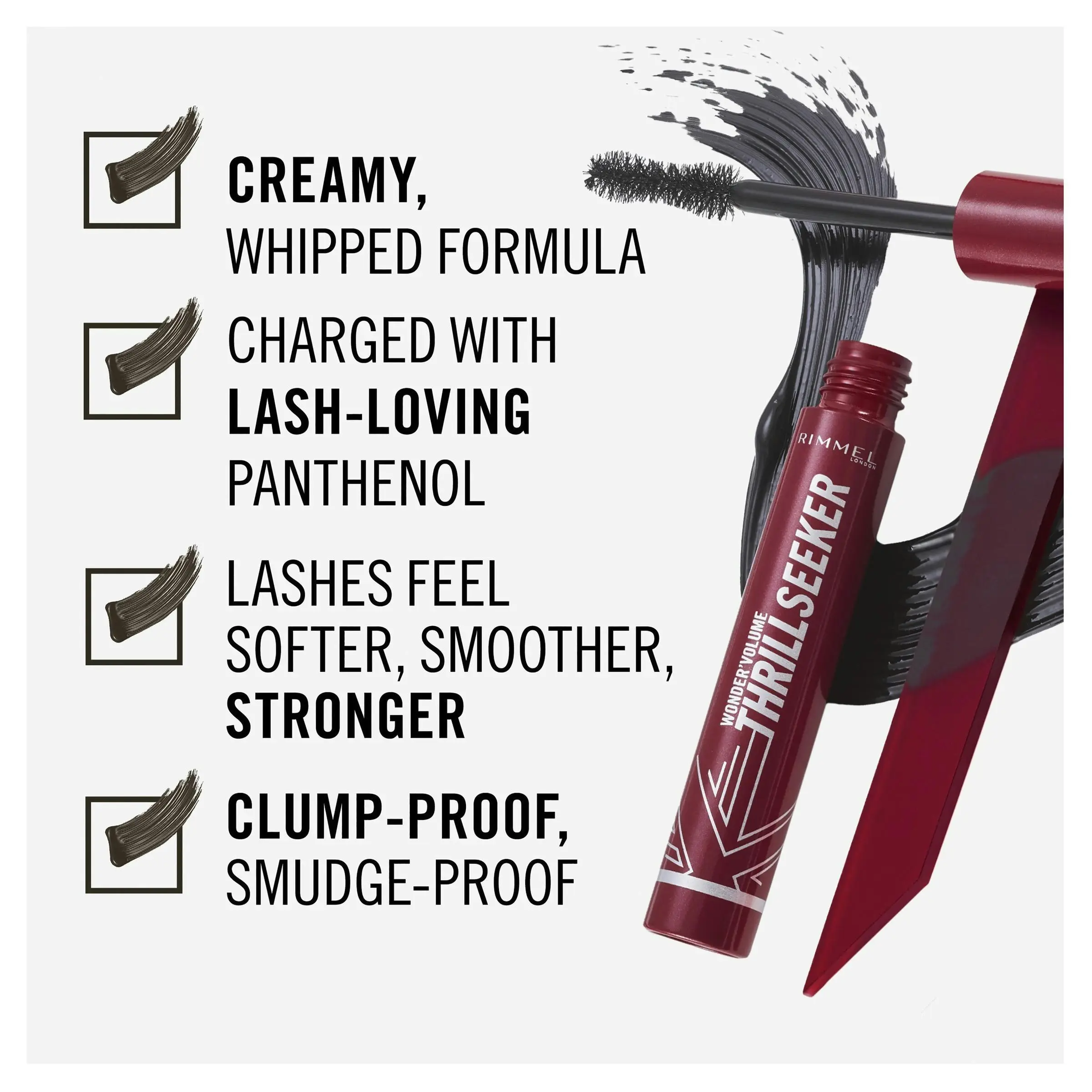 Rimmel Wonder Volume Thrill Seeker Mascara Black Brown