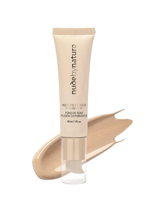 Nude by Nature Moisture Infusion Foundation W4 Soft Sand