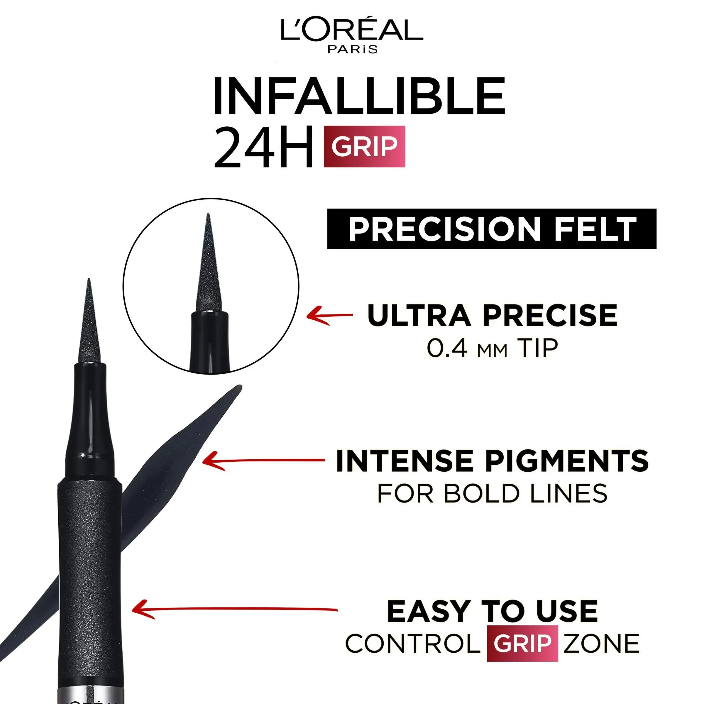 L'Oreal Infallible Precision Felt Eyeliner 02 Brown