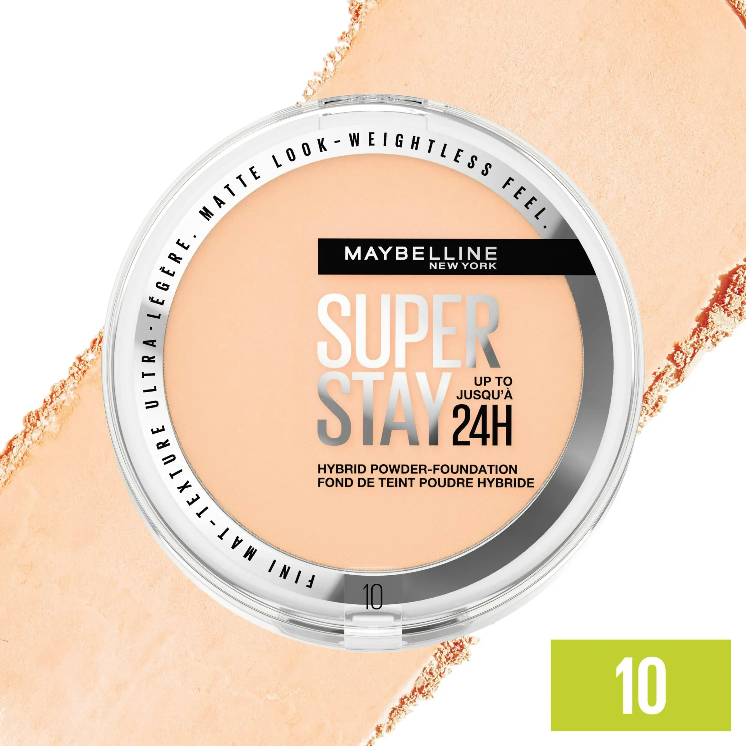 Maybelline Superstay 24H Hybrid Powder Foundation 10 Ivory