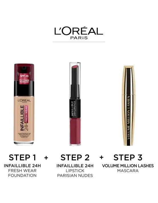 L'Oreal Infallible 2 Step Lip 801 Toujours Toffee