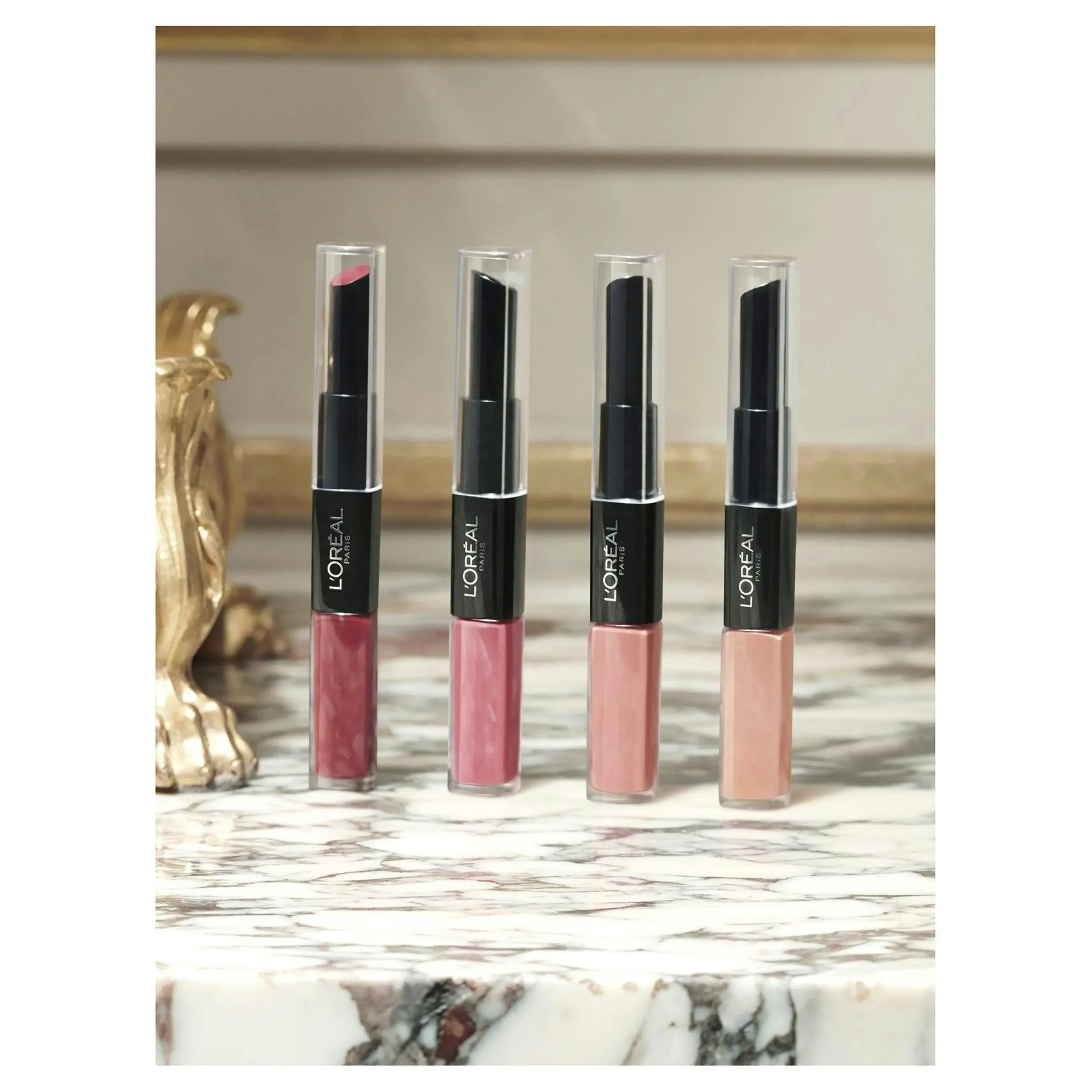 L'Oreal Infallible 2 Step Lip 804 Metro Proof Ros