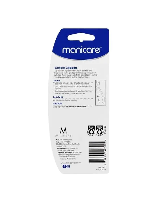 Manicare Cuticle Clippers with Side Spring 