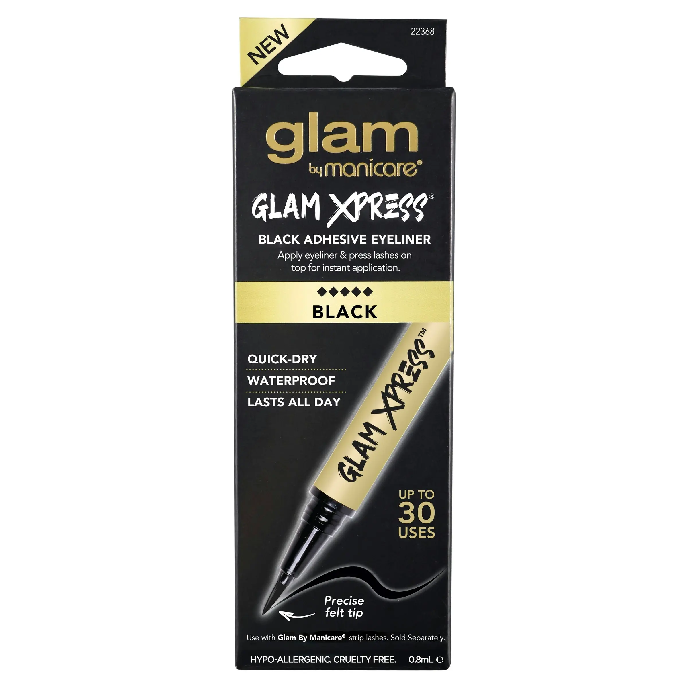 Glam by Manicare Glam Xpress® Black Adhesive Eyeliner 0.8mL