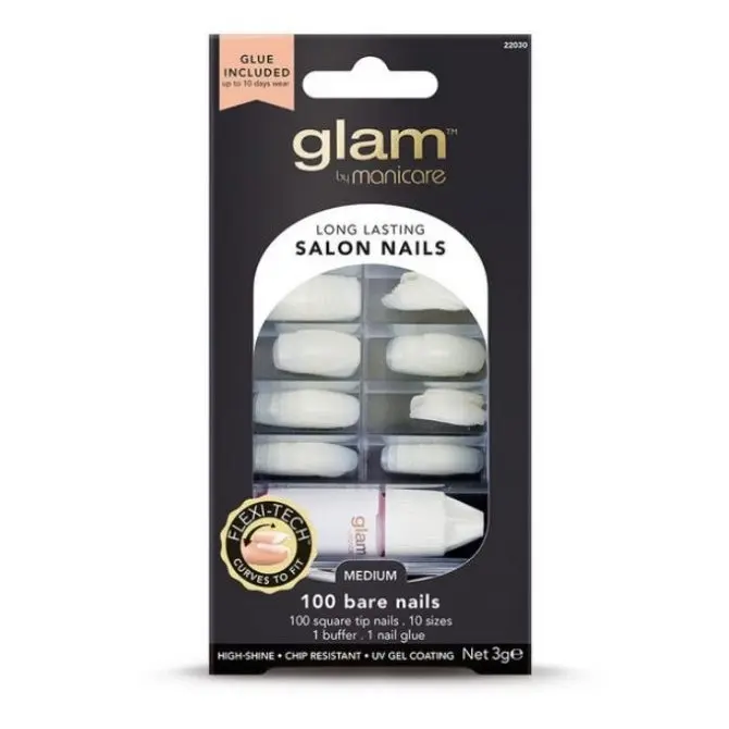 Glam by Manicare Nail Glue Box 100 Nails