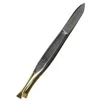 Manicare Gold Tipped Slant Tweezers 