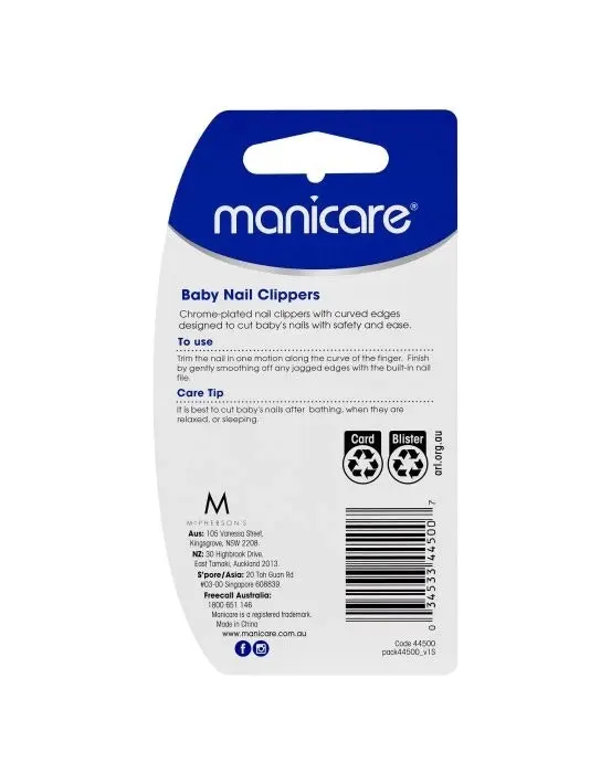 Manicare Baby Nail Clippers with Nail File