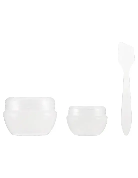 Manicare Cosmetic Jars with Spatula 2 Pack