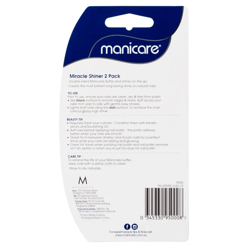 Manicare Miracle Shiner 2 Pack